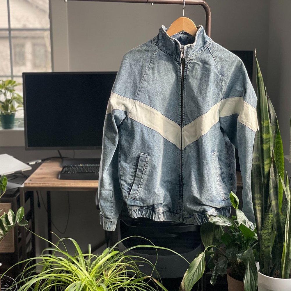 BDG Meadowland Denim Track Jacket
